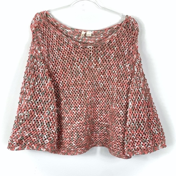 MOTH Anthropologie Pink Knit Sweater Small EUC - Picture 2 of 7